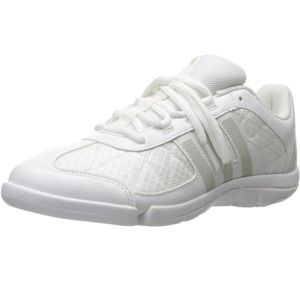 Women adidas adoptee+ white cheer shoes. Size 8. Good condition